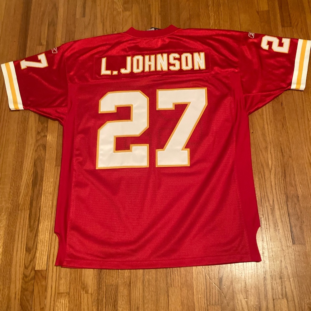 KC Chiefs jersey XL (size 52). #27 - Larry Johnson. NWT.